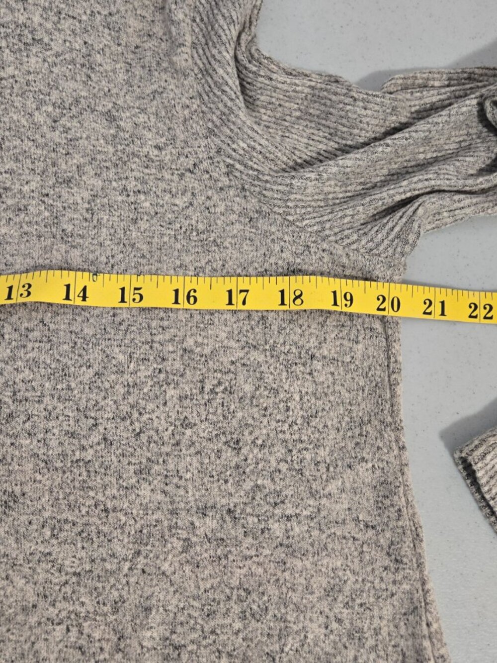 Fortune & Ivy Kaavia Brushed Knit Top Size L Camel Cowl neck With Button Detail - Picture 8 of 8